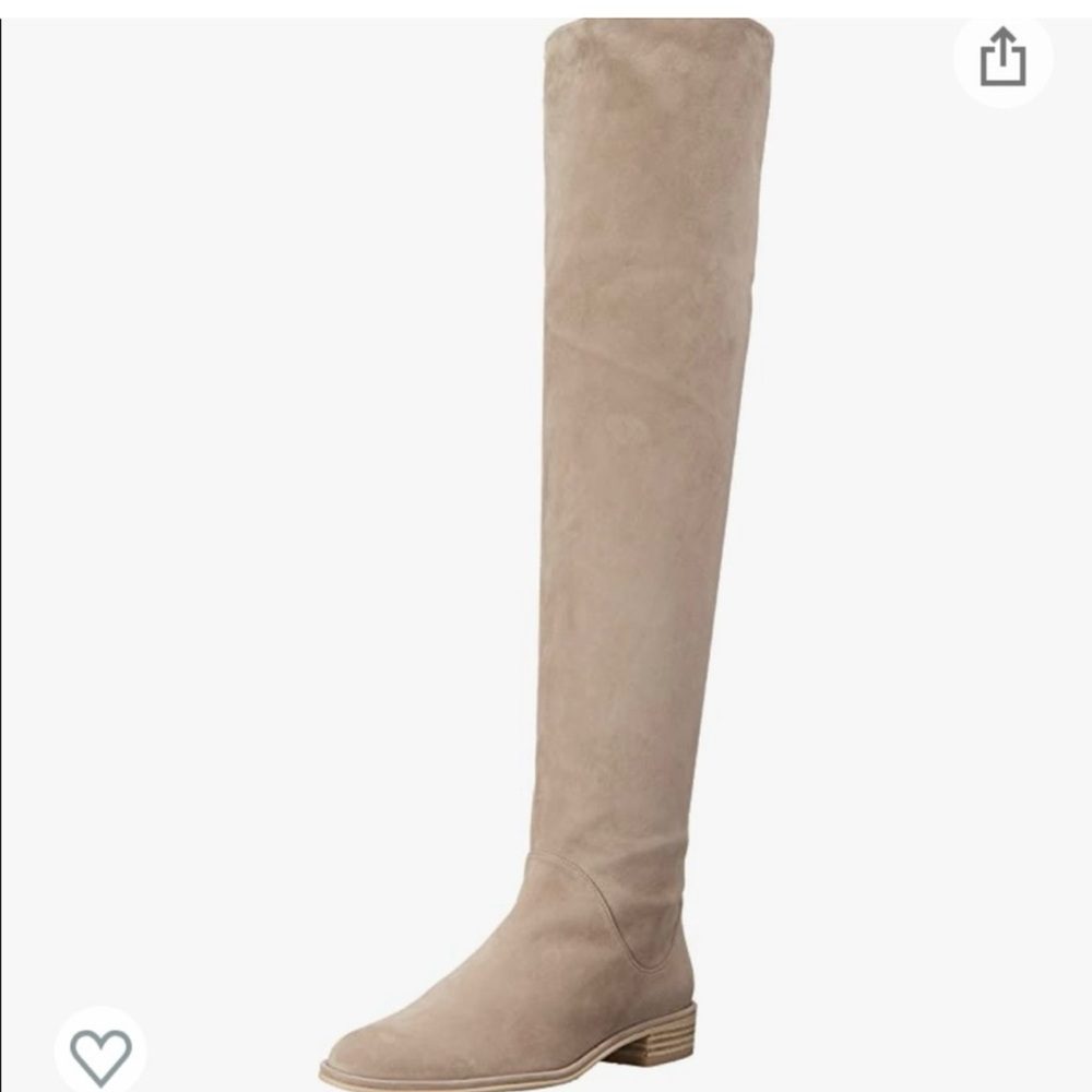 Stuart Weitzman Beige Over-the-Knee Boots